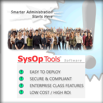 SysOp Tools Enterprise Software Password Reset PRO or Password Reminder PRO for Active Directory domains